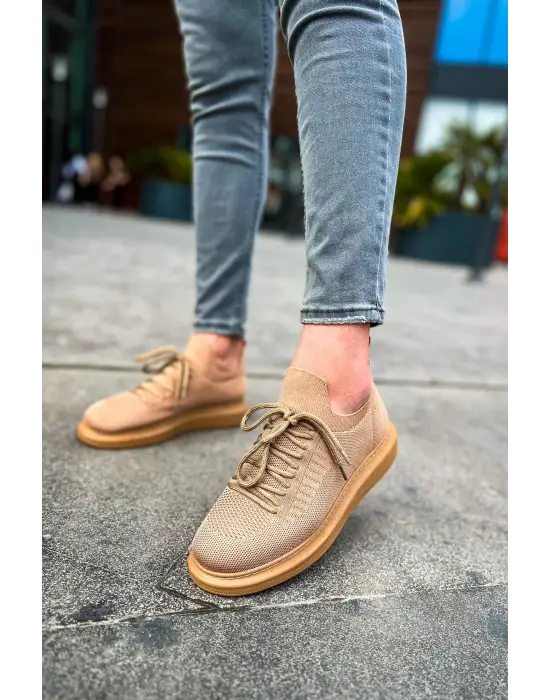 TB307 RT Tricot Erkek Ayakkabı TABA