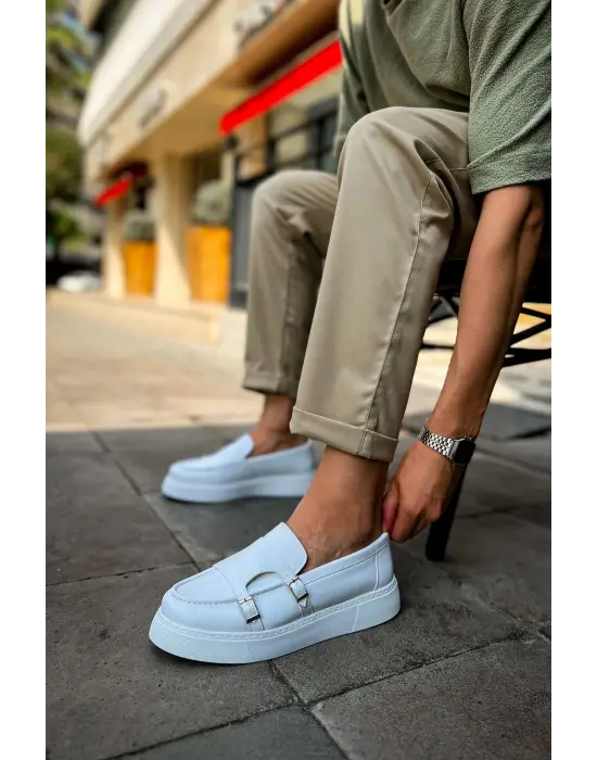 TB417 CBT Mancini Erkek Ayakkabı BEYAZ