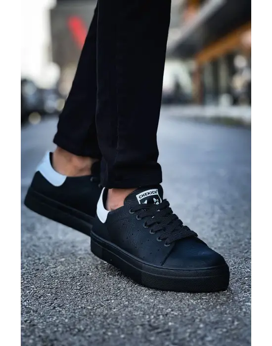 TB983 CST Tennis Erkek Ayakkabı SIYAH/BEYAZ