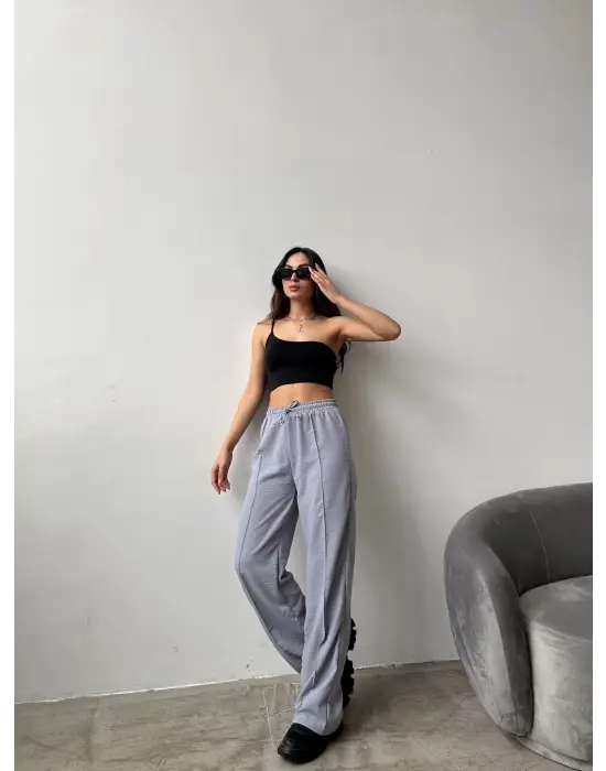 Çımalı Keten Pantolon