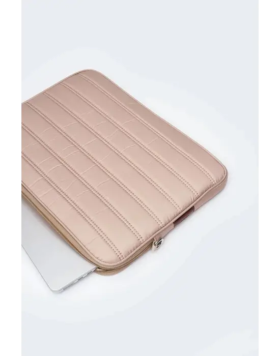 Çizgili Su Geçirmez Macbook Air Pro 15.6 & 16 İnç Vizon Laptop Tablet Kılıfı