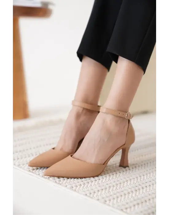 Clara Kadın Nude Topuklu Ayakkabı