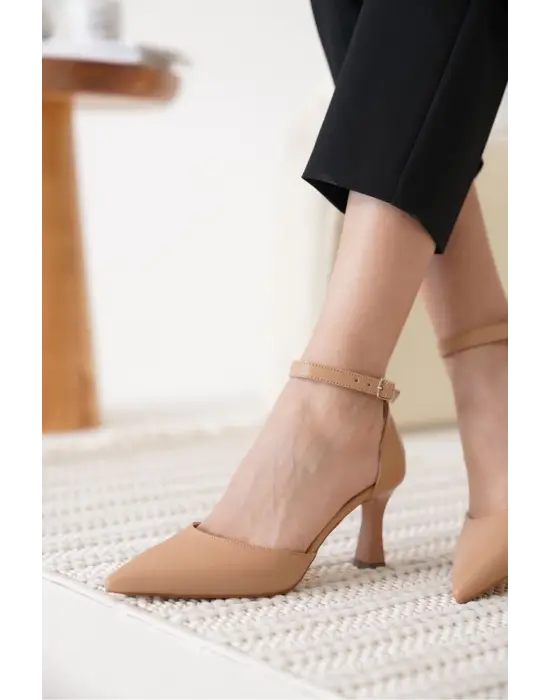 Clara Kadın Nude Topuklu Ayakkabı