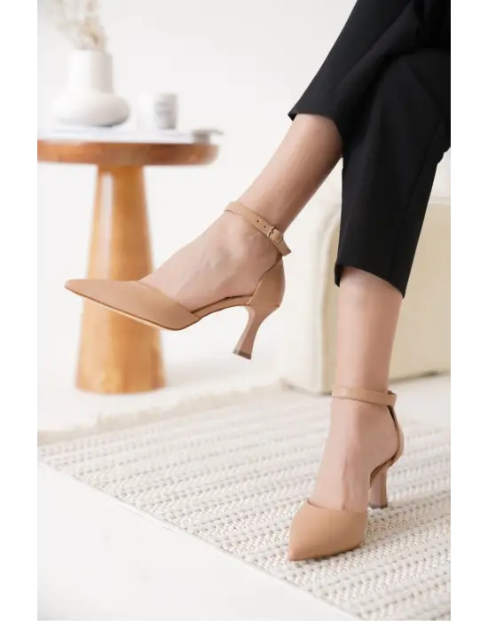 Clara Kadın Nude Topuklu Ayakkabı