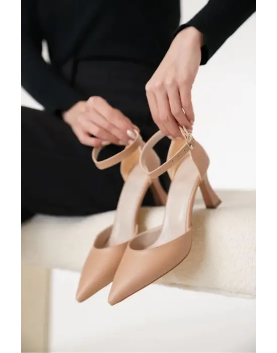 Clara Kadın Nude Topuklu Ayakkabı