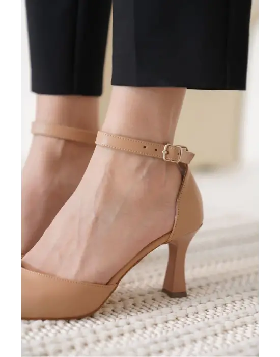 Clara Kadın Nude Topuklu Ayakkabı
