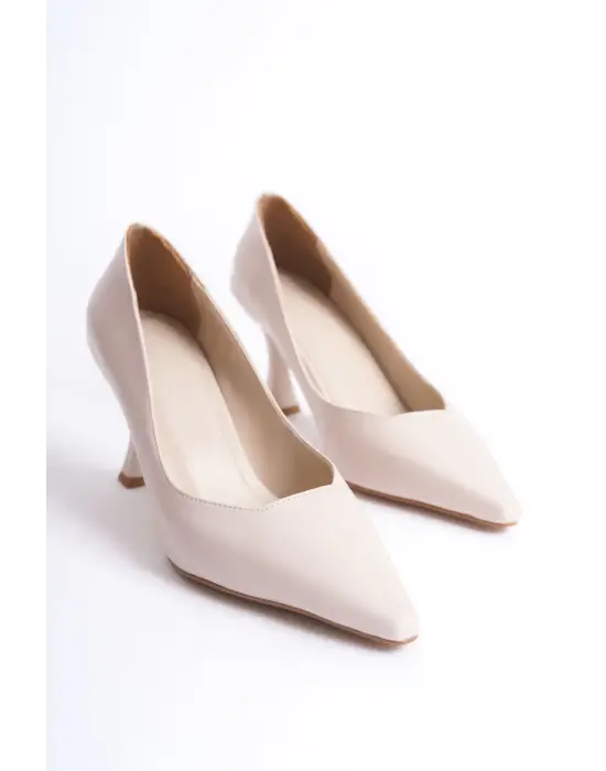 Cordelia Kadın Mat Bej Stiletto