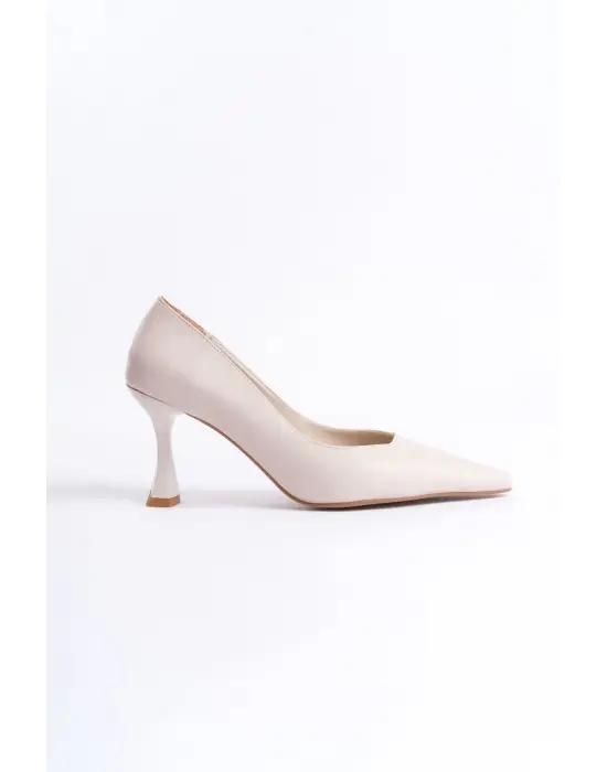 Cordelia Kadın Mat Bej Stiletto