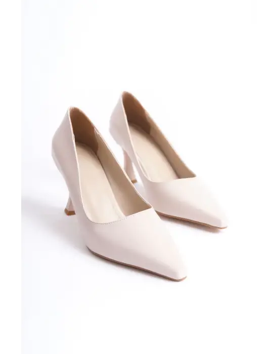 Cordelia Kadın Mat Bej Stiletto