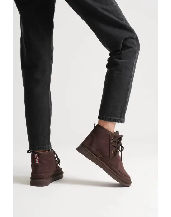 Daria Kadın Kışlık Acı Kahve İçi Kürklü Bot