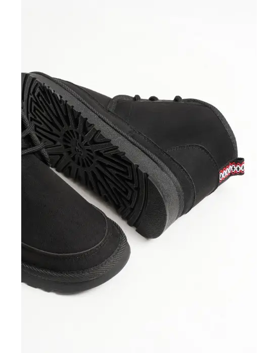 Daria Kadın Kışlık Siyah İçi Kürklü Bot