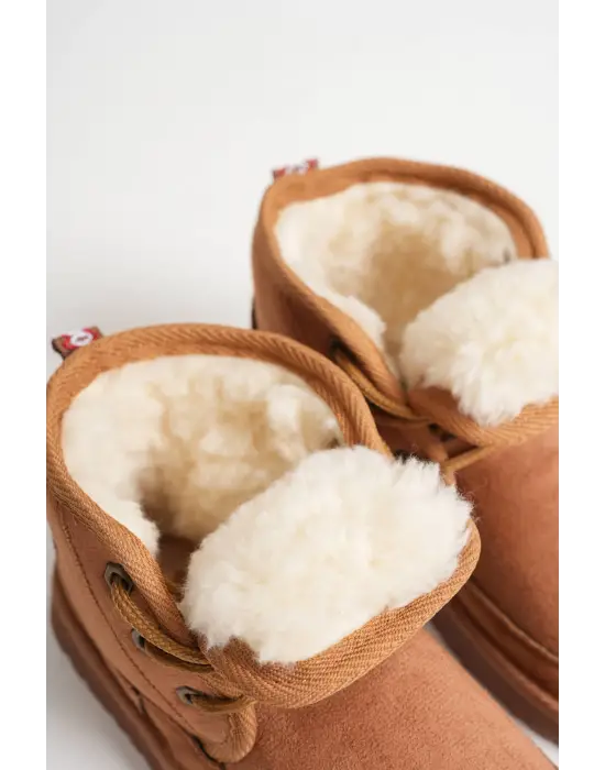 Daria Kadın Kışlık Taba İçi Kürklü Bot