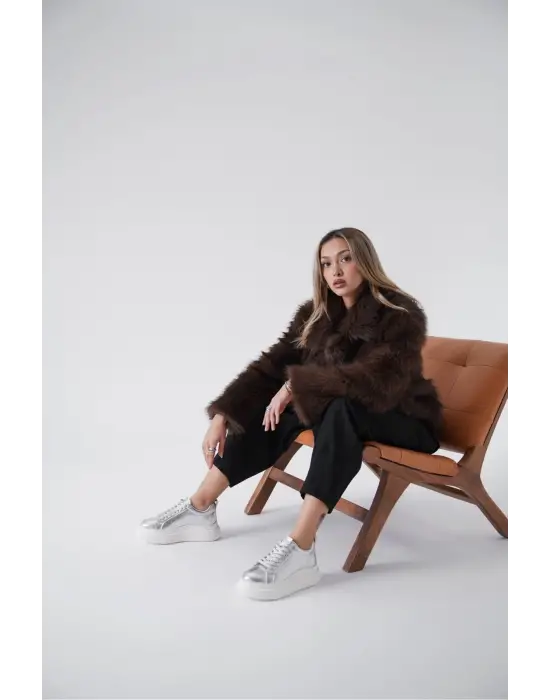 Dina Gümüş Kadın Sneaker