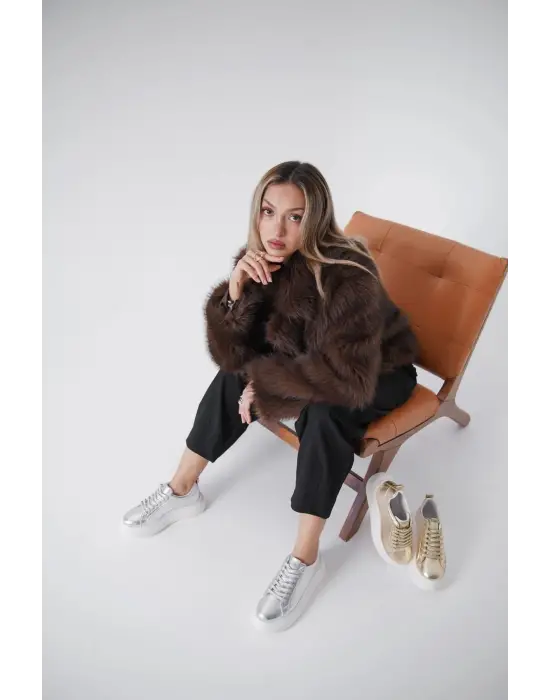 Dina Kadın Altın Sneaker