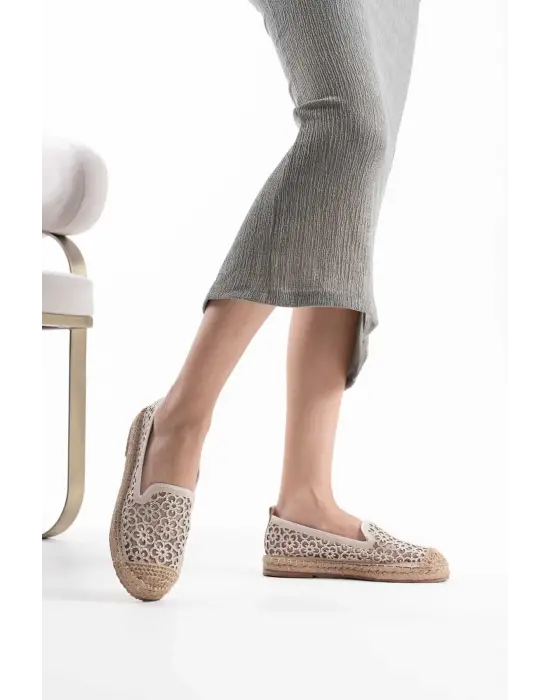 Dune Kadın Bej Espadril Ayakkabı