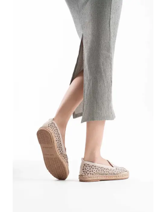 Dune Kadın Bej Espadril Ayakkabı