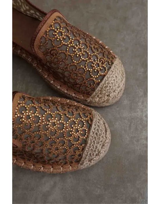 Dune Kadın Taba Espadril Ayakkabı