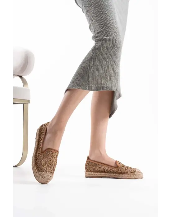 Dune Kadın Taba Espadril Ayakkabı