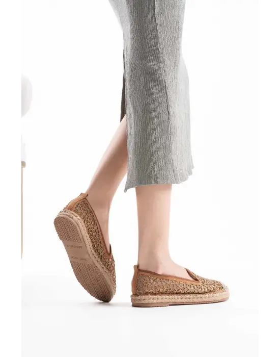 Dune Kadın Taba Espadril Ayakkabı