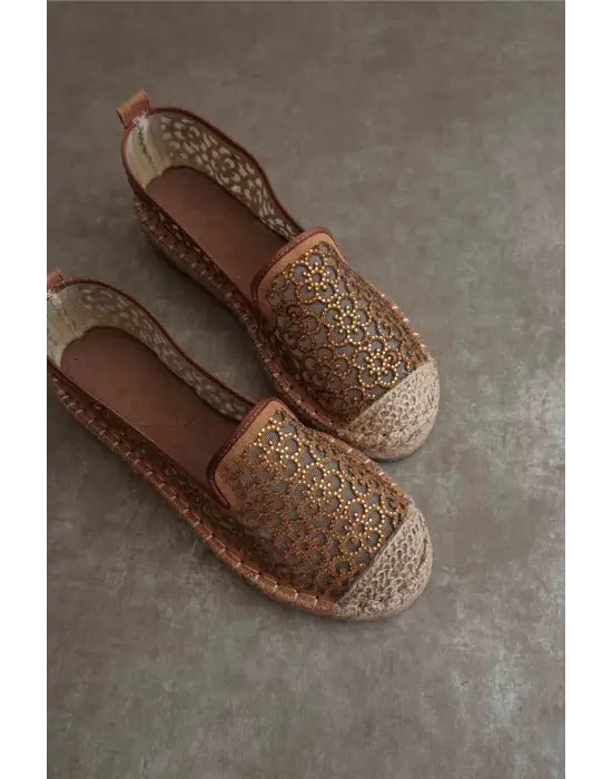 Dune Kadın Taba Espadril Ayakkabı