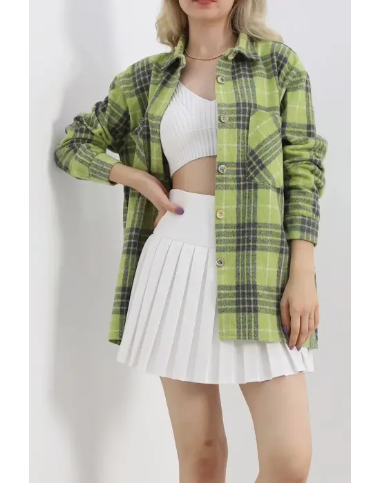 Ekose Yeşil Oduncu Gömlek