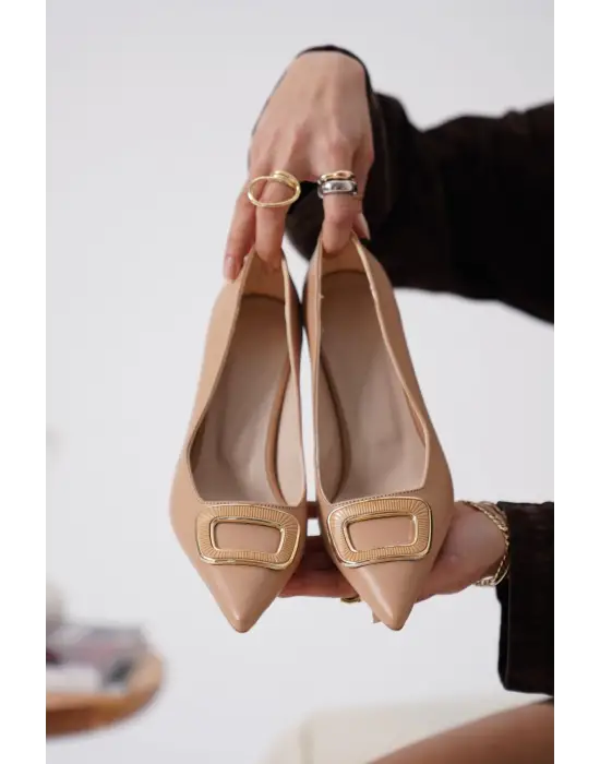 Emery Kadın Nude Topuklu Ayakkabı