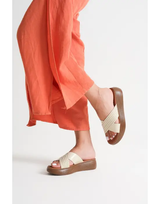 Fayn Bej Hakiki Deri Terlik