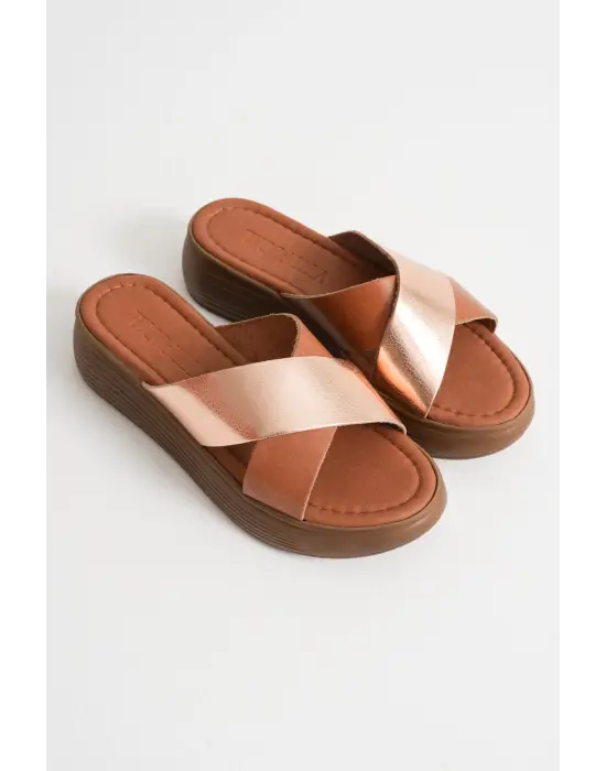 Fayn Gunluk Taba Hakiki Deri Terlik