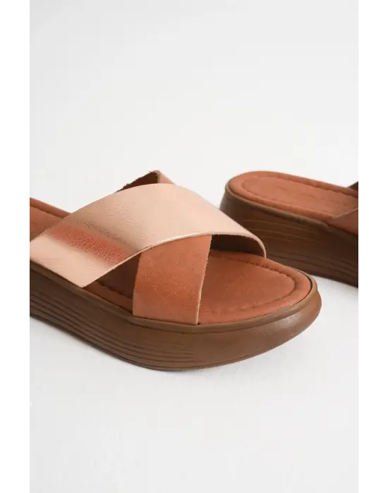 Fayn Gunluk Taba Hakiki Deri Terlik