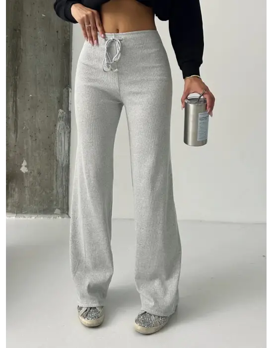 Fit Comfort Gri Salaş Pantolon A6011