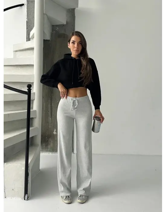 Fit Comfort Gri Salaş Pantolon A6011