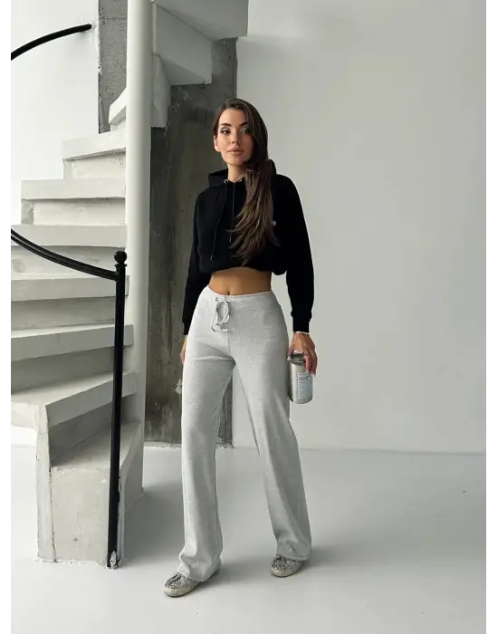 Fit Comfort Gri Salaş Pantolon A6011