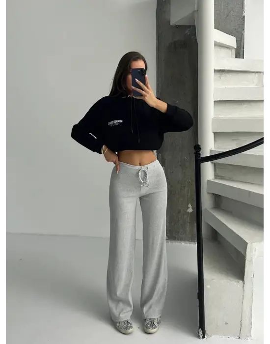 Fit Comfort Gri Salaş Pantolon A6011