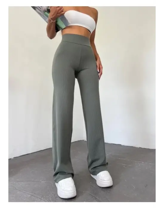 Fitilli Palazzo Pantolon Gri