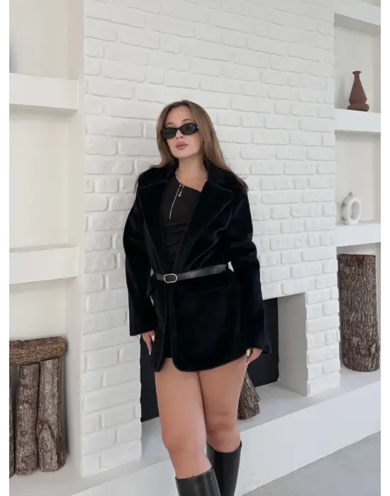 Fok Ceket Premıum Kalite Siyah St255860