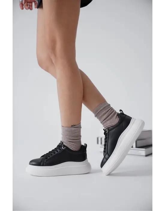 Freya Siyah Kadın Spor Ayakkabı