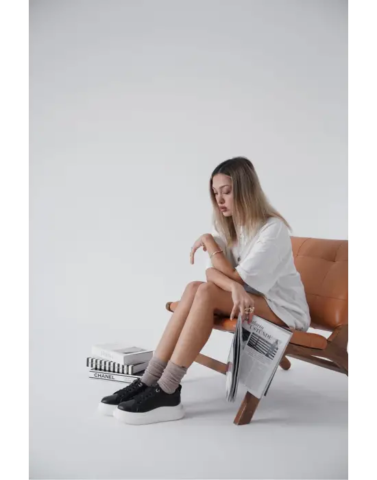 Freya Siyah Kadın Spor Ayakkabı