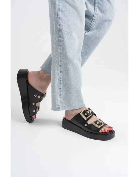 Glos Siyah Cilt Terlik