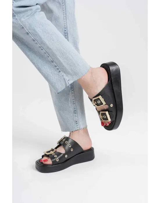 Glos Siyah Cilt Terlik