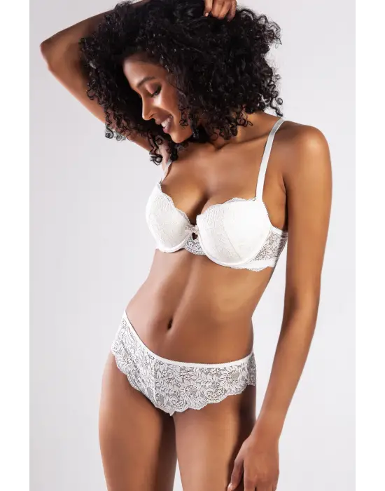 Golshan G.colors Balconette Foam Push Up Bra, Ekru Konforlu Ve Şık Sütyen