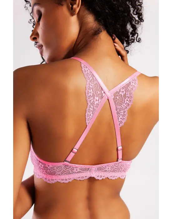 Golshan Githa Foam Cup Push Up Bra,neon Pembe Renk Straplez Konforlu Ve Şık Sütyen