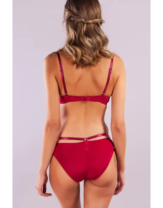 Golshan Gorbus Foam Cup Push Up Bra, Şarap Renk  Konforlu Ve Şık Sütyen