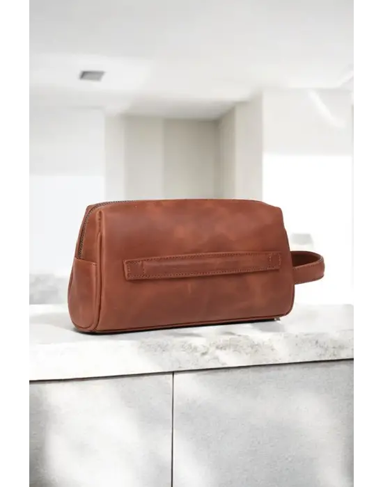 Hakiki Deri Unisex Taba El Portföy Çantası