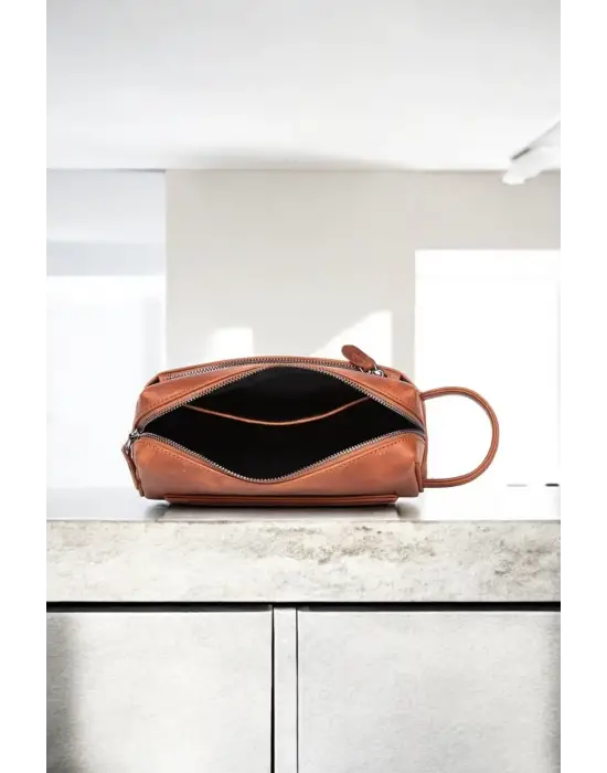 Hakiki Deri Unisex Taba El Portföy Çantası