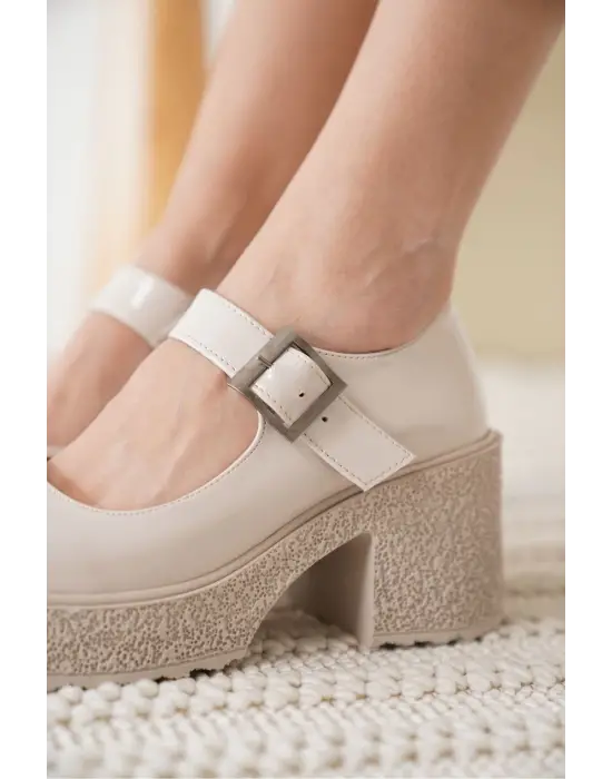 Helen Kadın Bej Rugan Günlük Ayakkabı