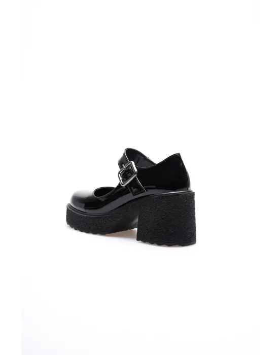 Kadın Siyah Rugan Günlük Ayakkabı TR06MS05A