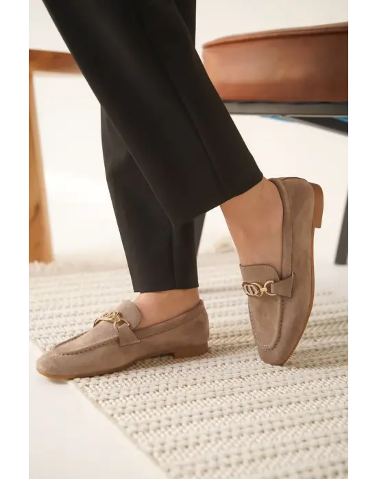 Hera Kadın Süet Vizon Günlük Ayakkabı