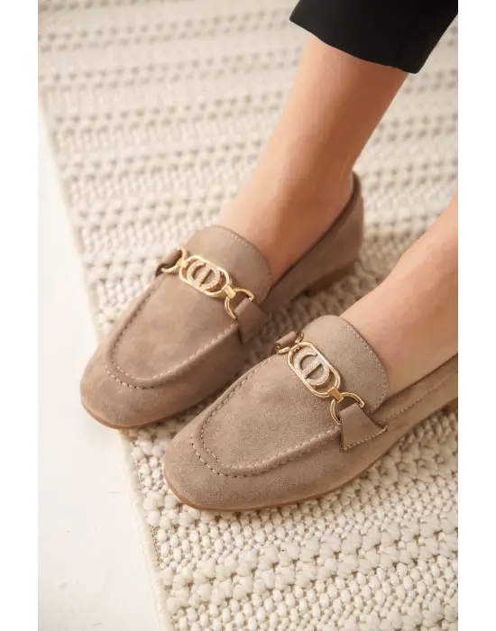 Hera Kadın Süet Vizon Günlük Ayakkabı