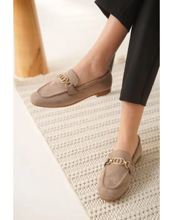 Hera Kadın Süet Vizon Günlük Ayakkabı