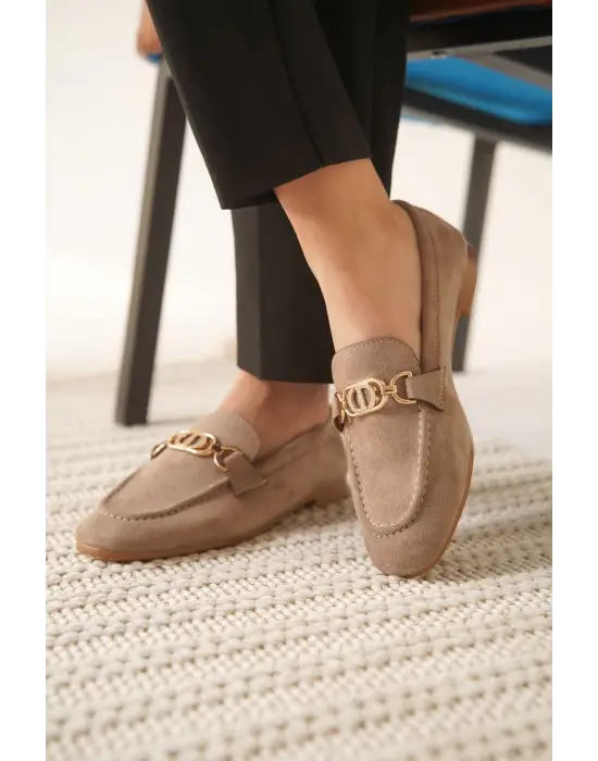 Hera Kadın Süet Vizon Günlük Ayakkabı